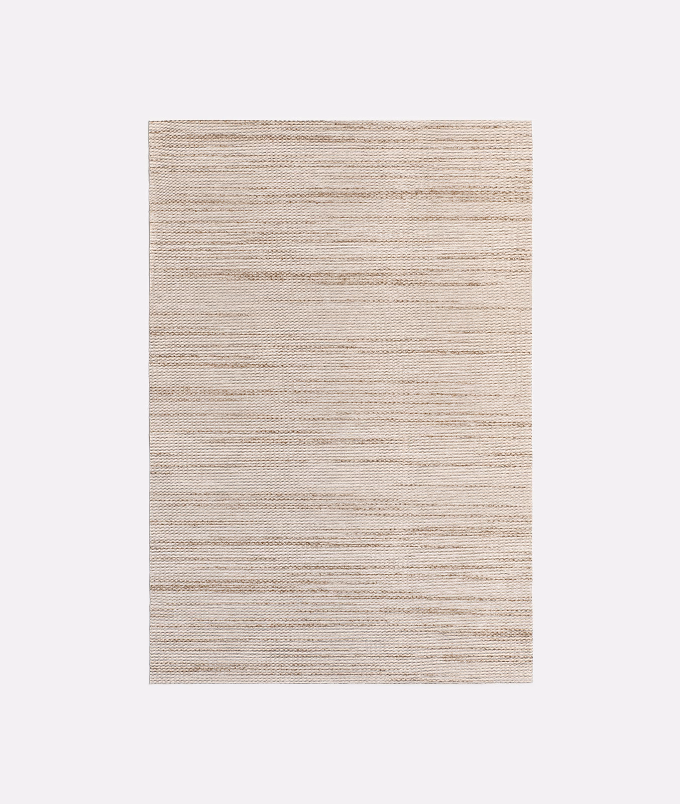 Pale greige Lyn Grès fabric with fine horizontal strié weave and subtle tonal variation