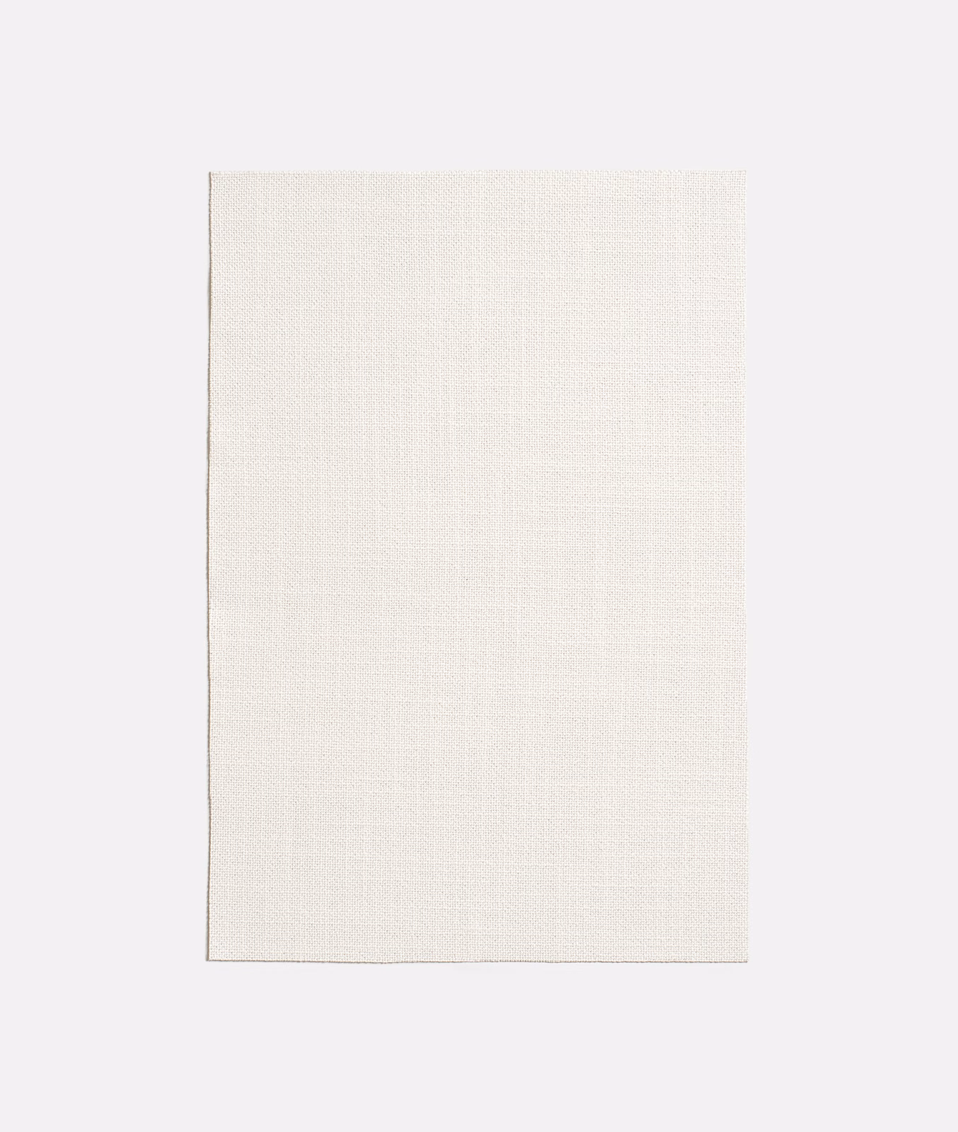 Pale ivory plain-weave swatch with a fine vertical linen-like texture