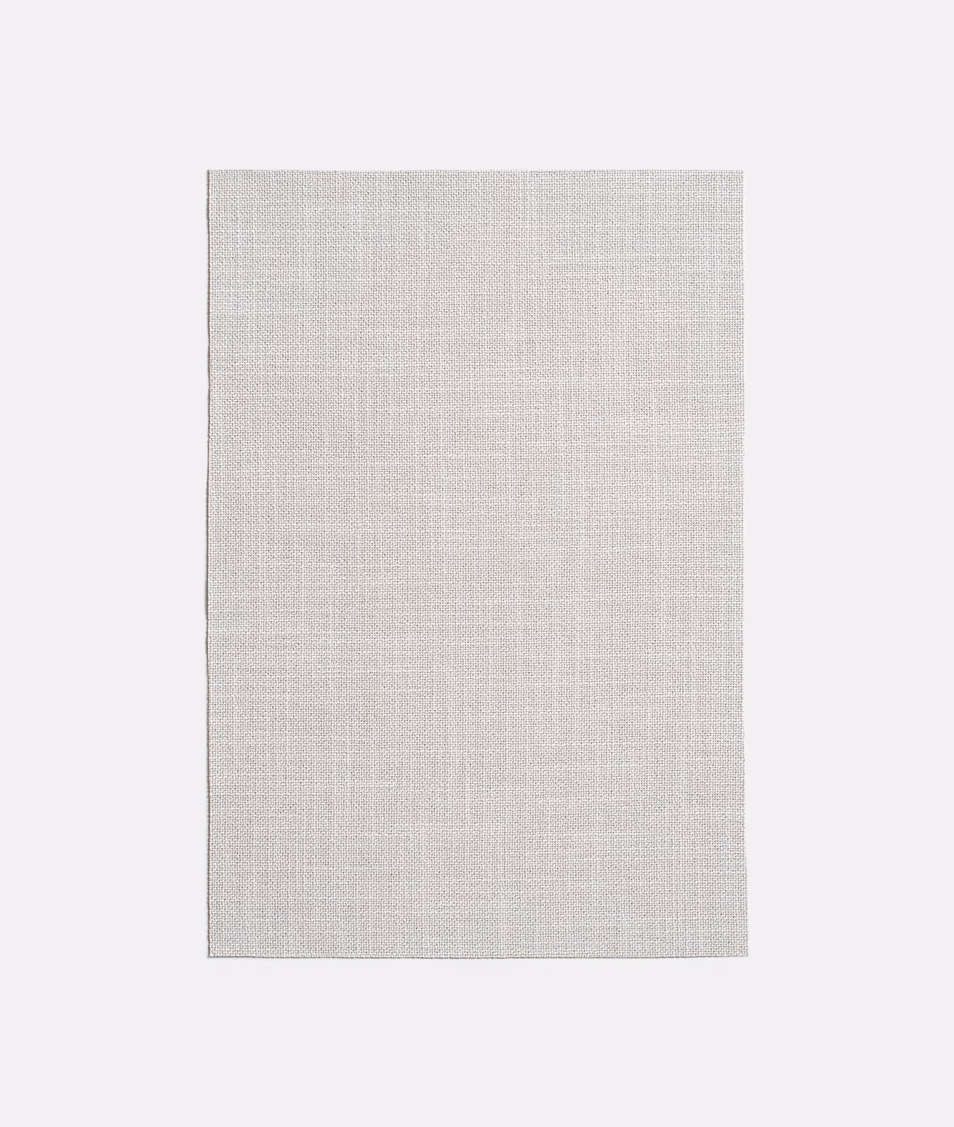 Pale pearl-grey woven swatch with a fine, softly crosshatched texture