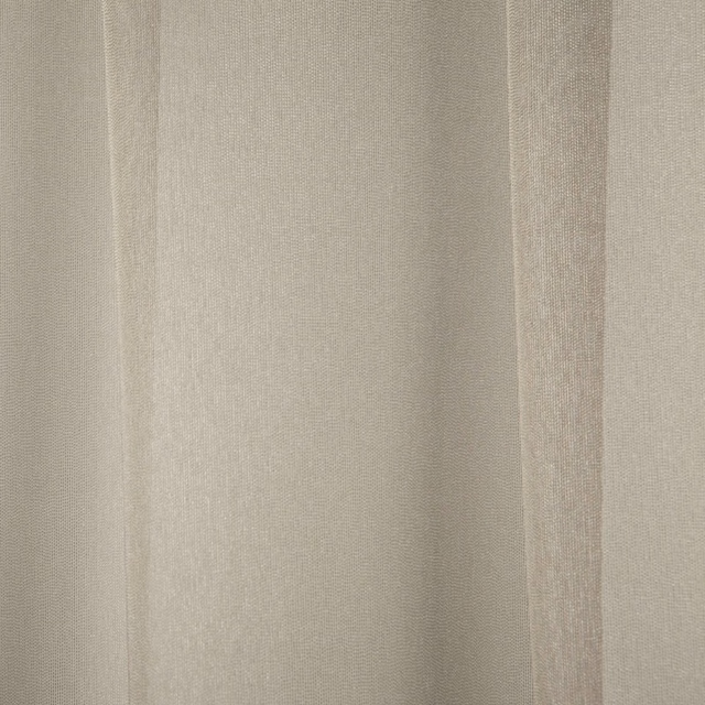 Cool silver-grey woven fabric with subtle vertical tonal bands and fine texture