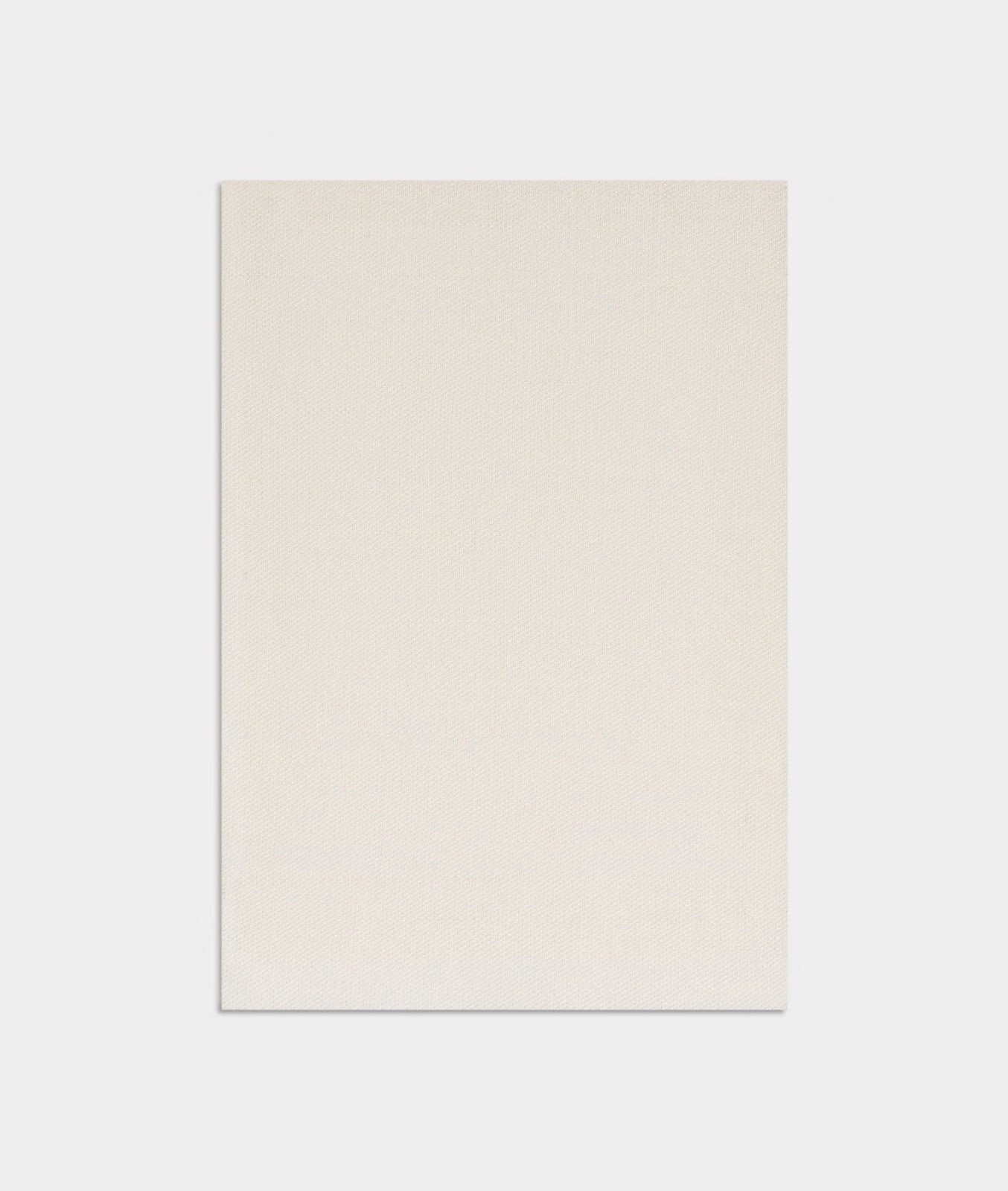 Warm ivory fabric swatch showing a fine, even woven surface
