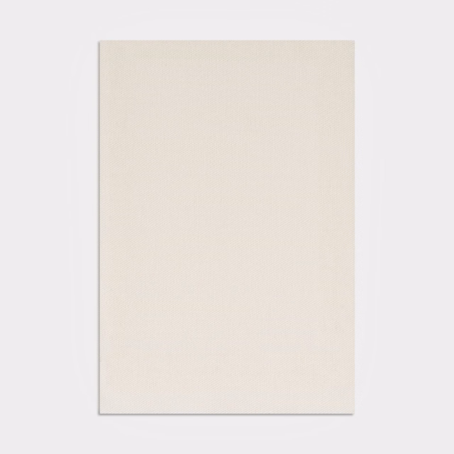 Warm ivory fabric swatch showing a fine, even woven surface