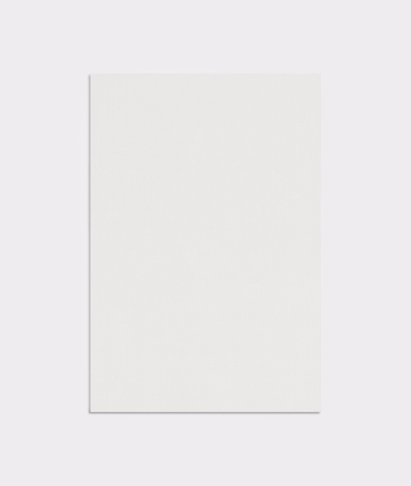 Pale ivory-white Michel Bianco swatch showing a barely visible fine woven texture