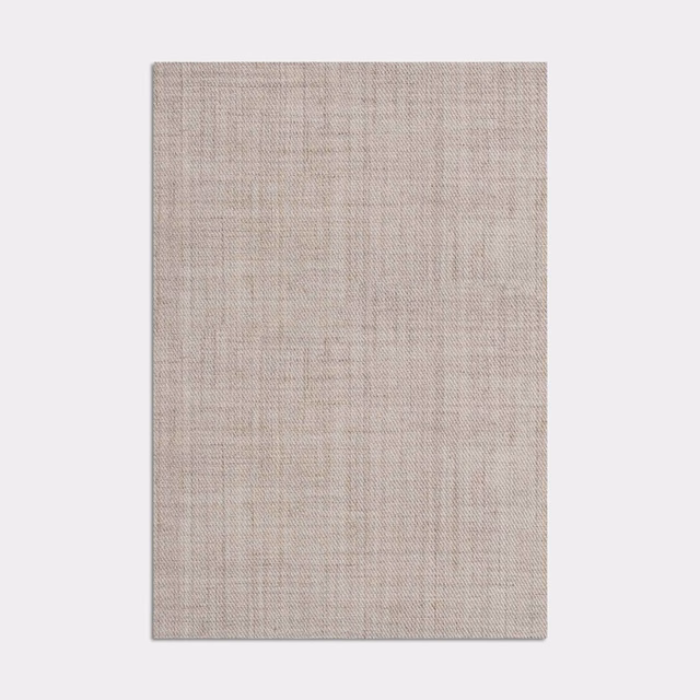 Pale greige taupe fabric with a fine woven grid and softly varied texture