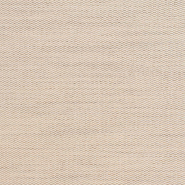 Close-up of pale ivory-beige fabric with a fine horizontal woven texture