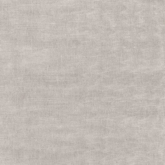 Pale greige Dedar fabric with fine woven crosshatch and softly mottled moiré texture