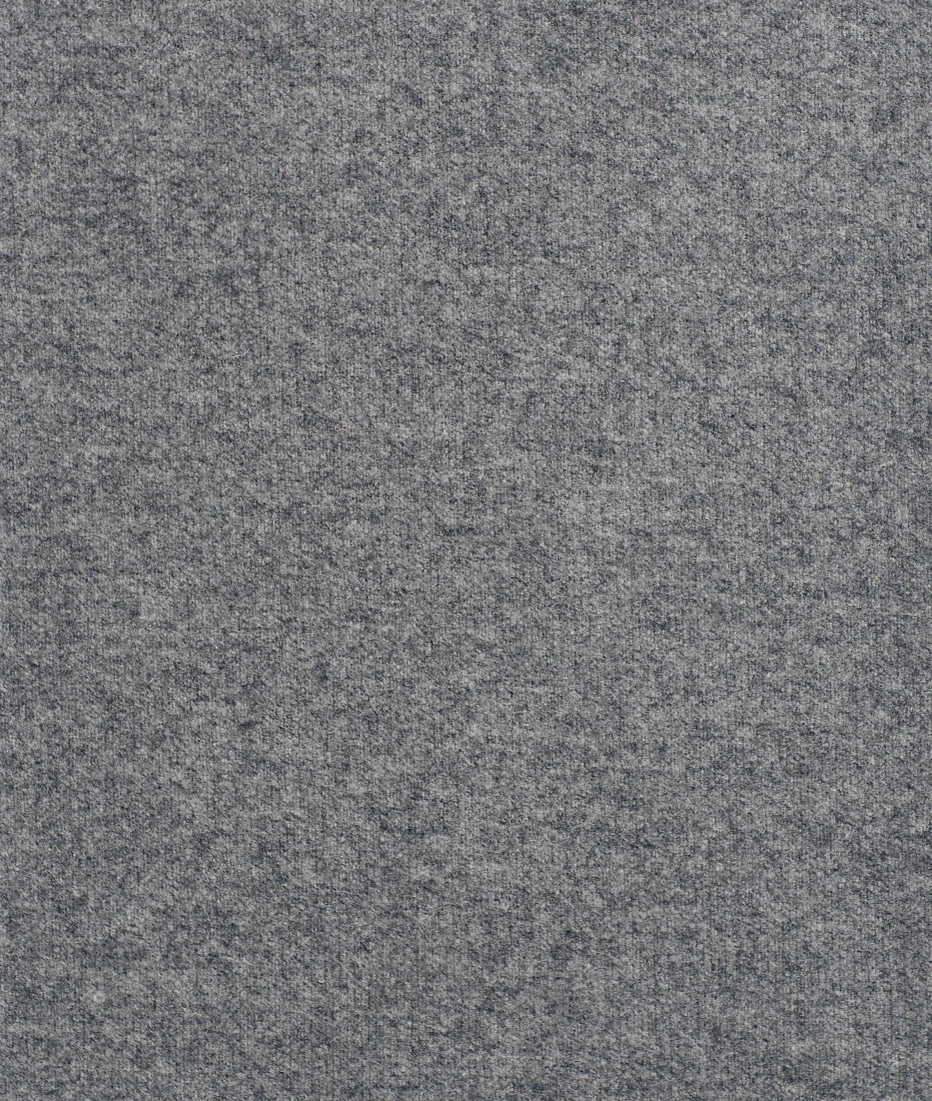 Close-up of Piombo grey fabric with a fine, softly mottled woven texture