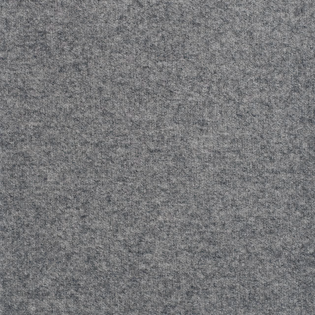 Close-up of Piombo grey fabric with a fine, softly mottled woven texture
