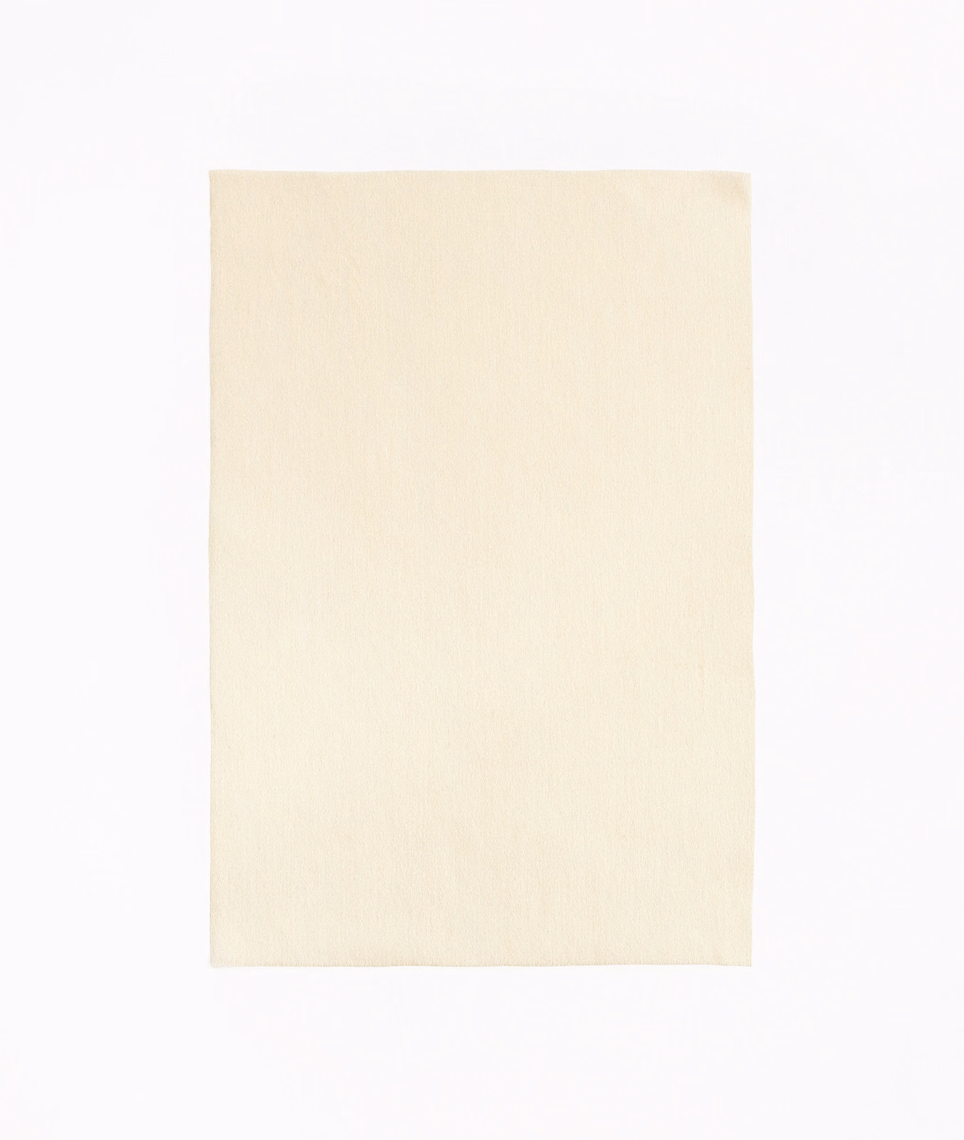 Pale sand-beige fabric swatch with a fine, softly brushed vertical texture
