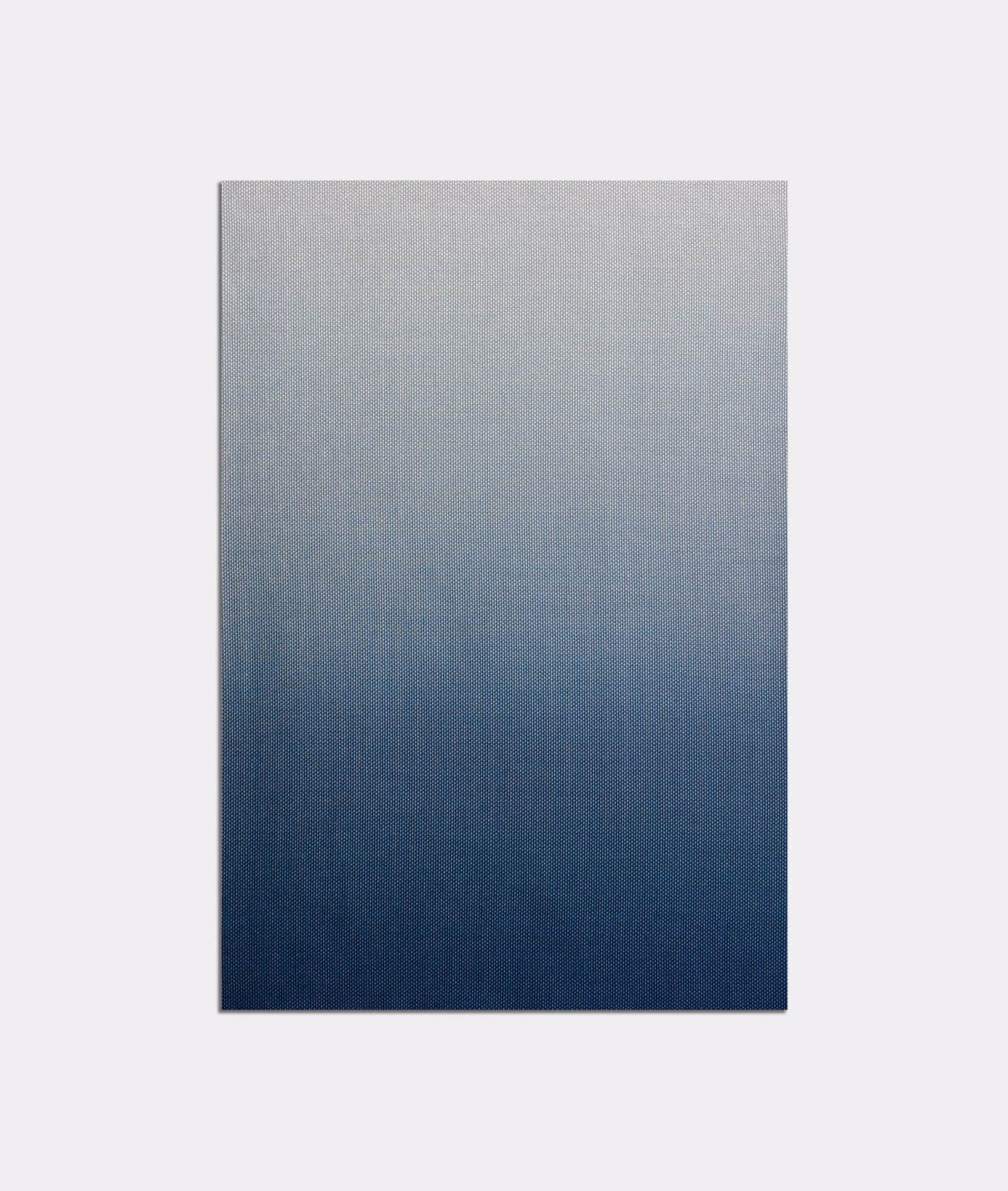 Cool grey-blue fading into deep navy with a fine, even textile weave