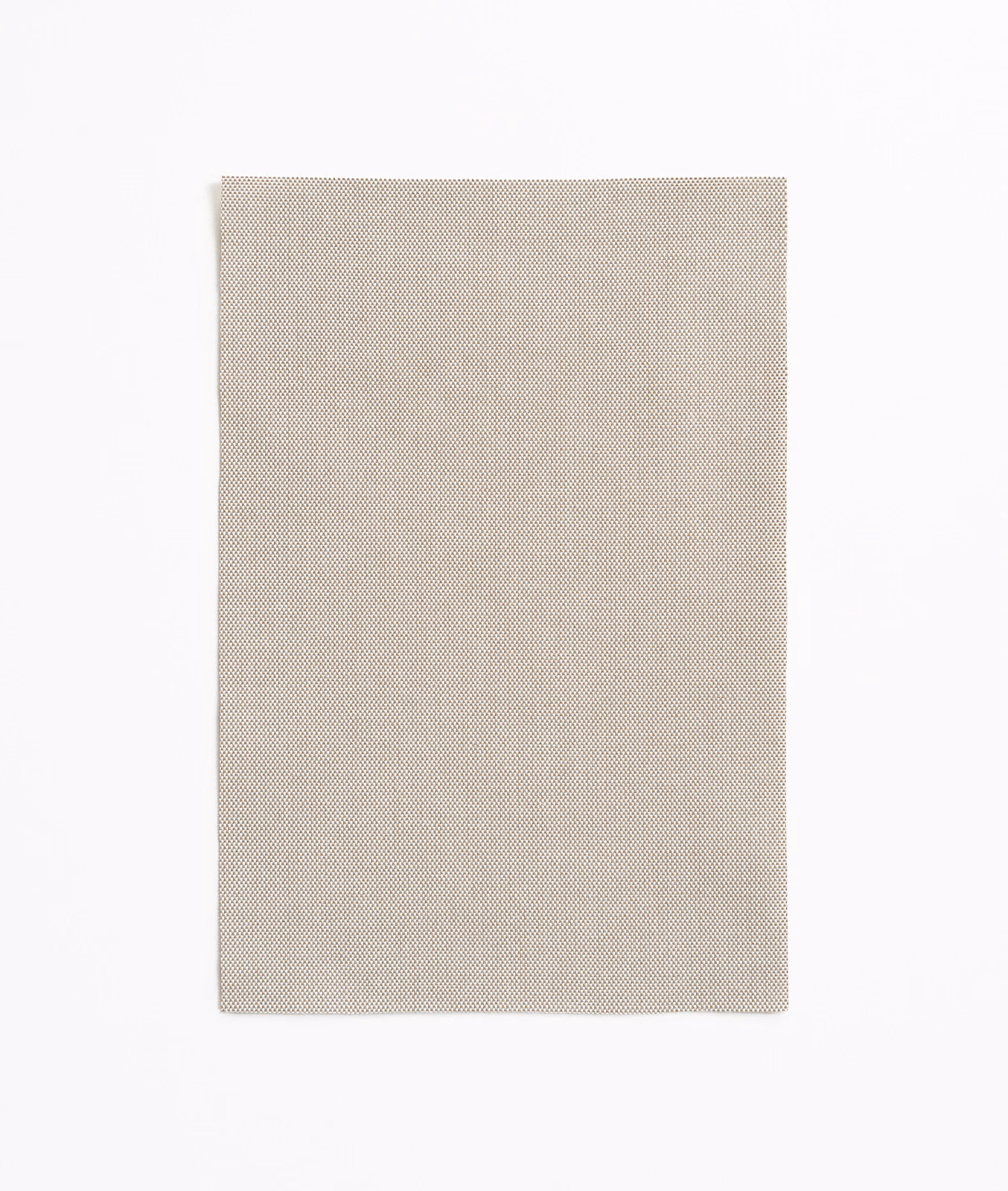 Pale taupe-beige swatch with a fine, tightly patterned micro-weave and soft matte texture