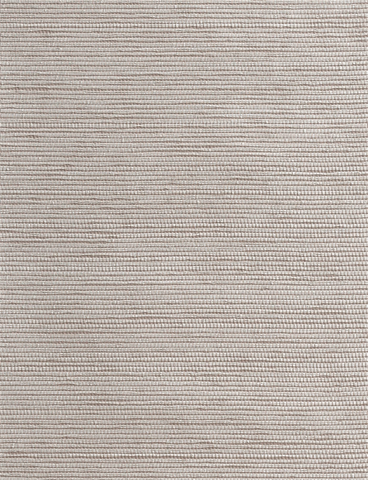 Pale warm-grey Rafia Wall fabric with tightly spaced horizontal woven ribs