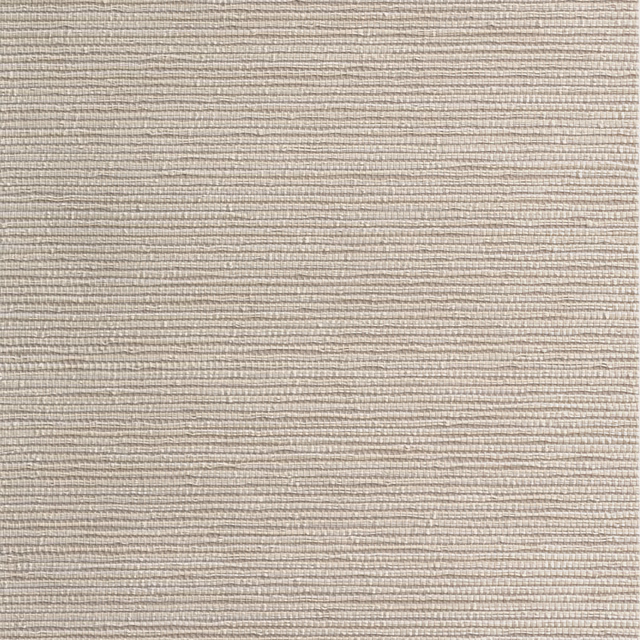 Close-up of pale sandy taupe fabric with fine horizontal ribbed weave
