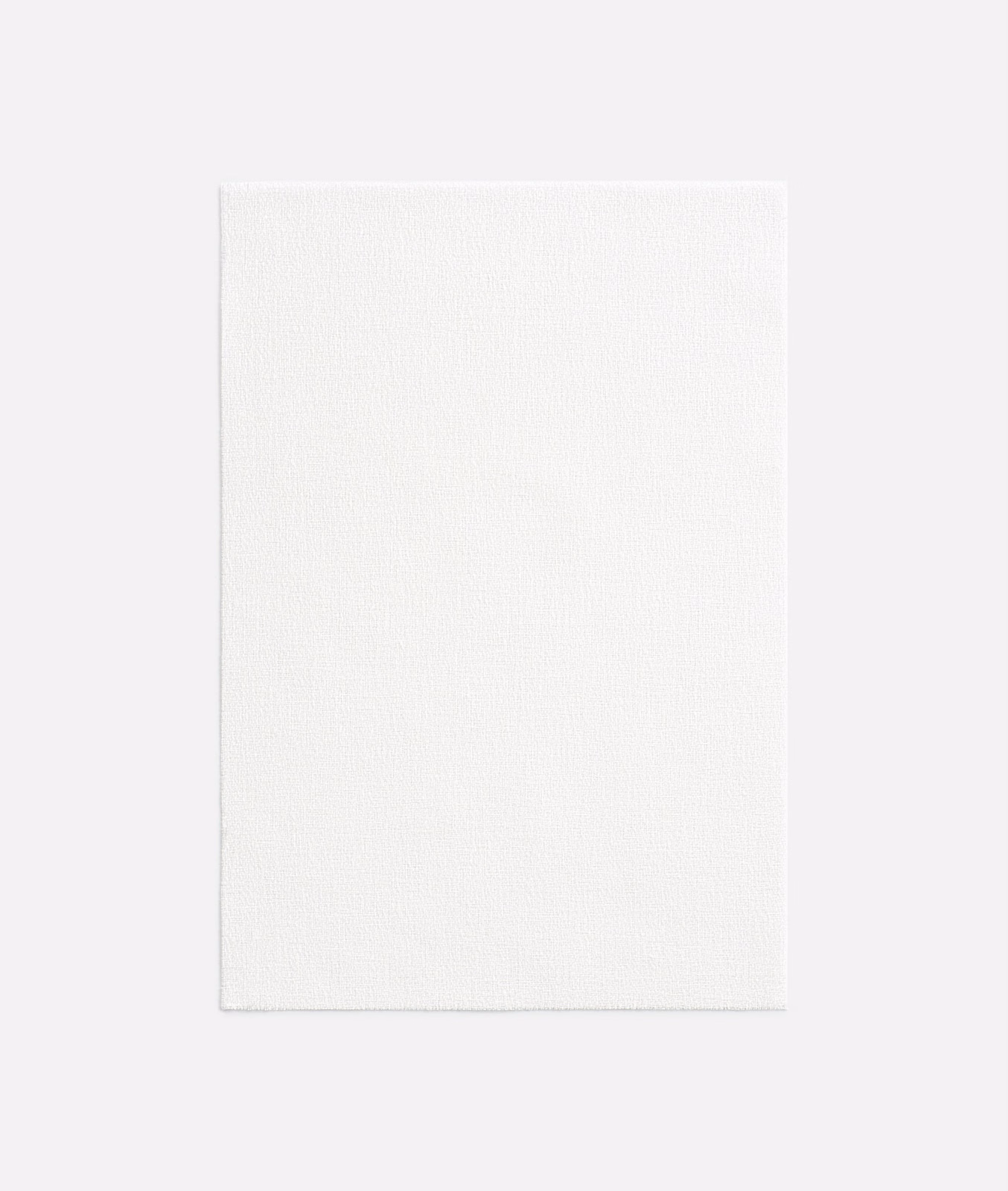 Soft ivory-white fabric swatch showing a fine, subtly sandy plain weave