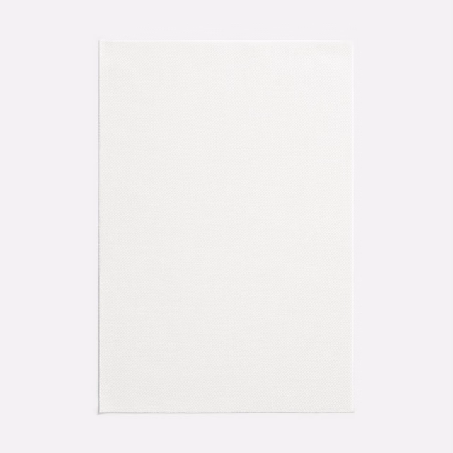 Soft ivory-white satin swatch with a fine weave and subtle horizontal sheen