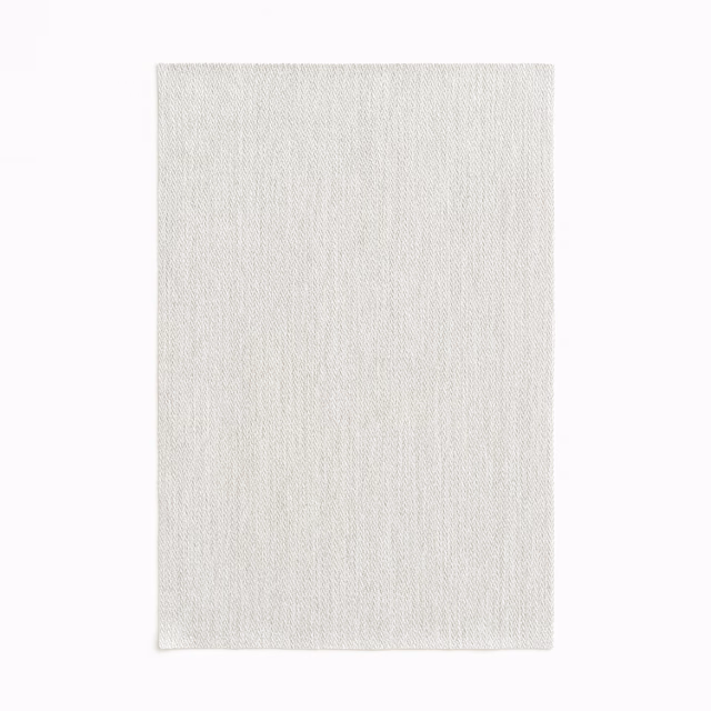 Pale cool grey Rebus fabric with fine vertical woven texture and soft tonal variation
