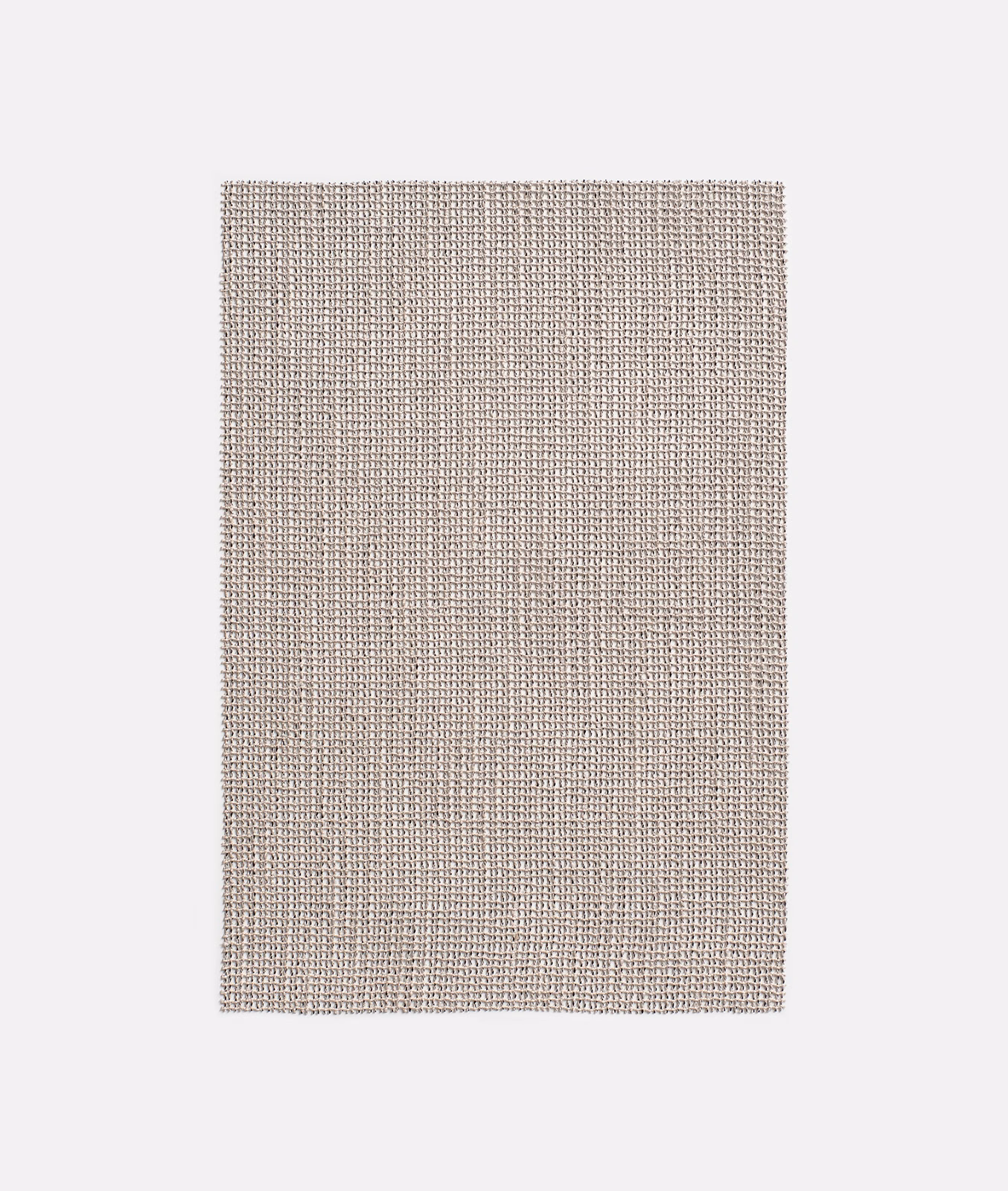 Pale greige taupe Roland Lino swatch with a fine, closely woven textured surface