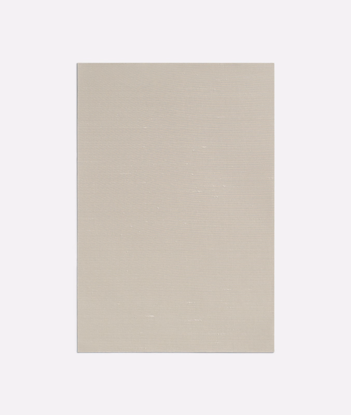 Warm putty-greige textile with a fine, subtly irregular horizontal weave