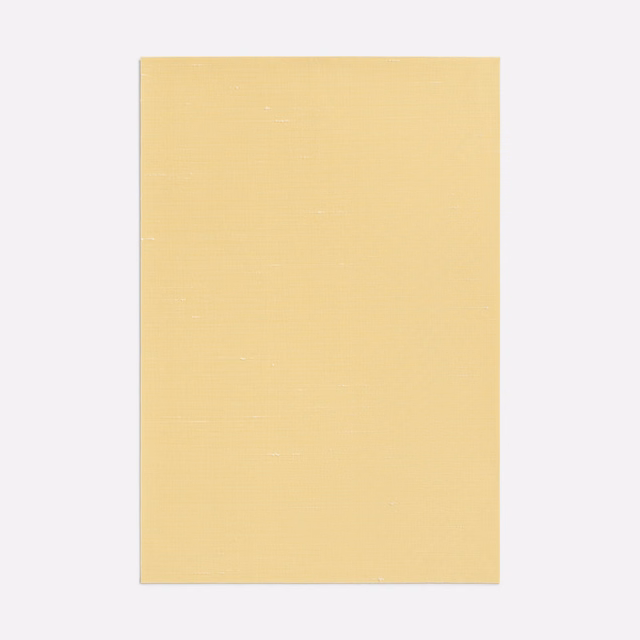 Pale butter-yellow woven swatch with a subtle horizontal texture
