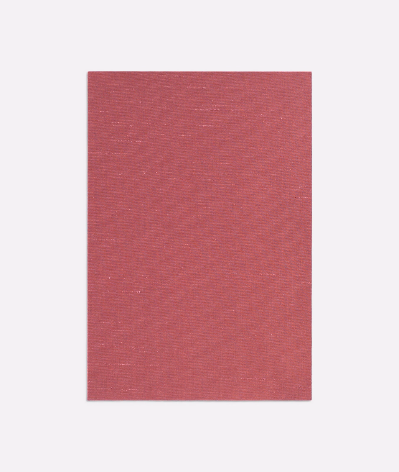 Muted raspberry-pink woven swatch with fine horizontal slubs and a matte glow