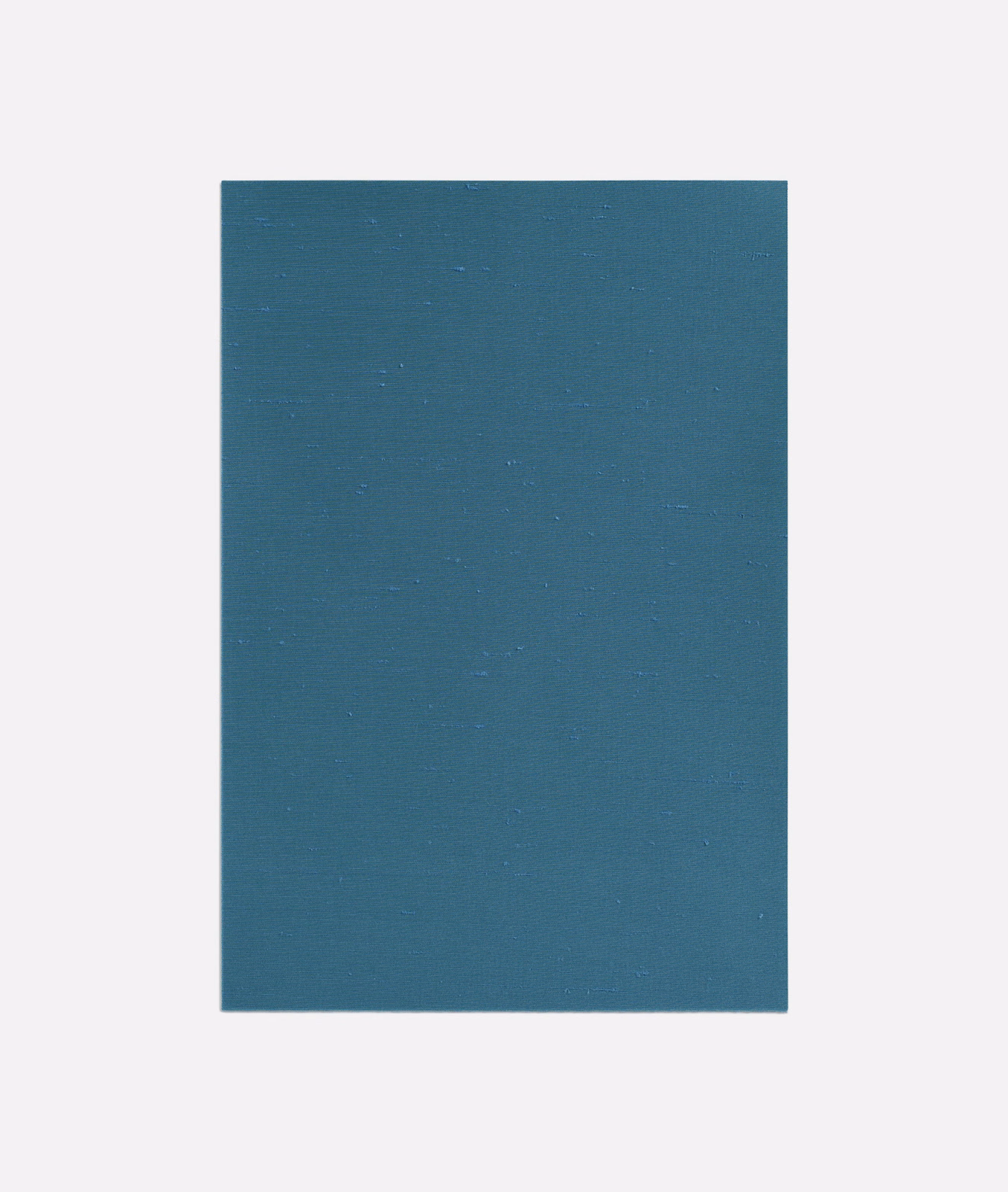Deep Prussian blue-teal woven fabric with subtle horizontal texture