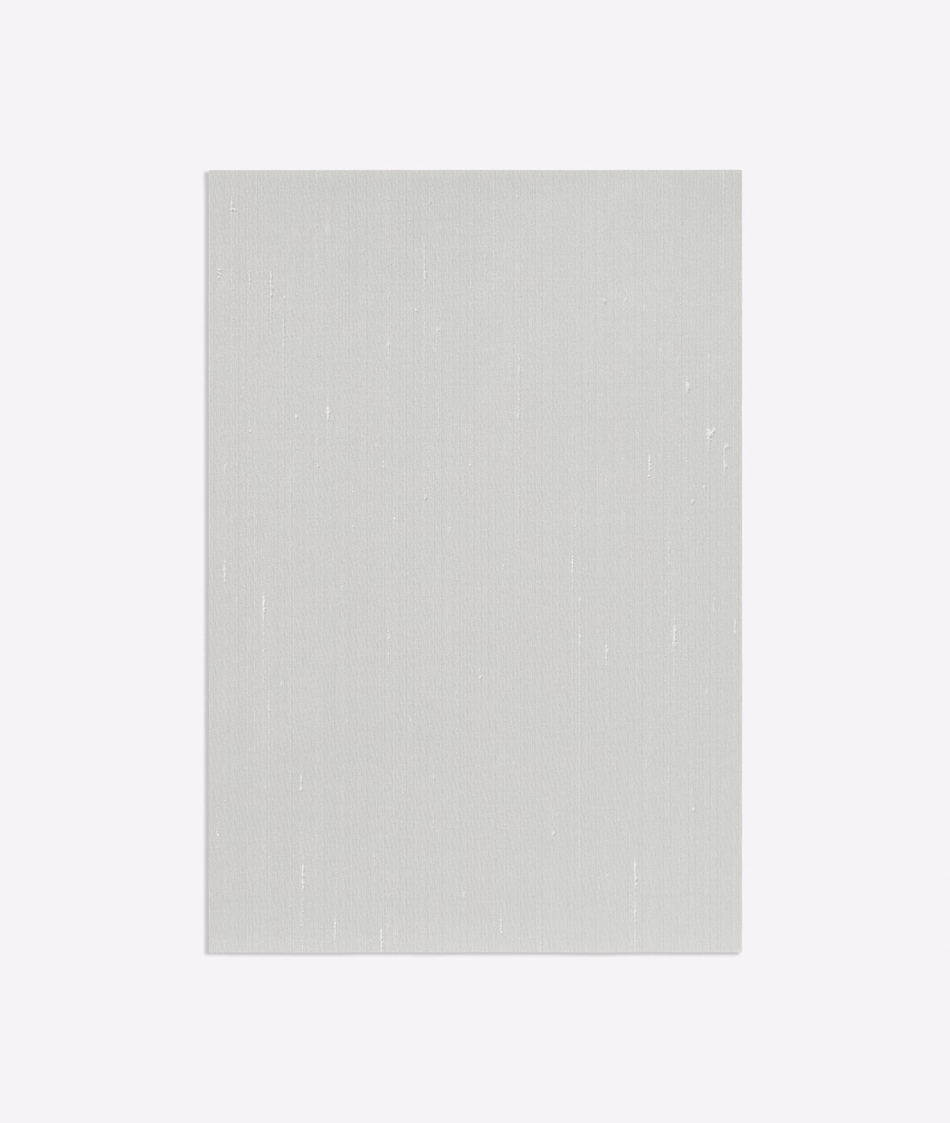 Pale cool-grey fabric swatch with a fine vertical woven texture