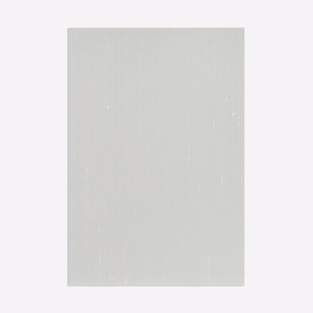 Pale cool-grey fabric swatch with a fine vertical woven texture