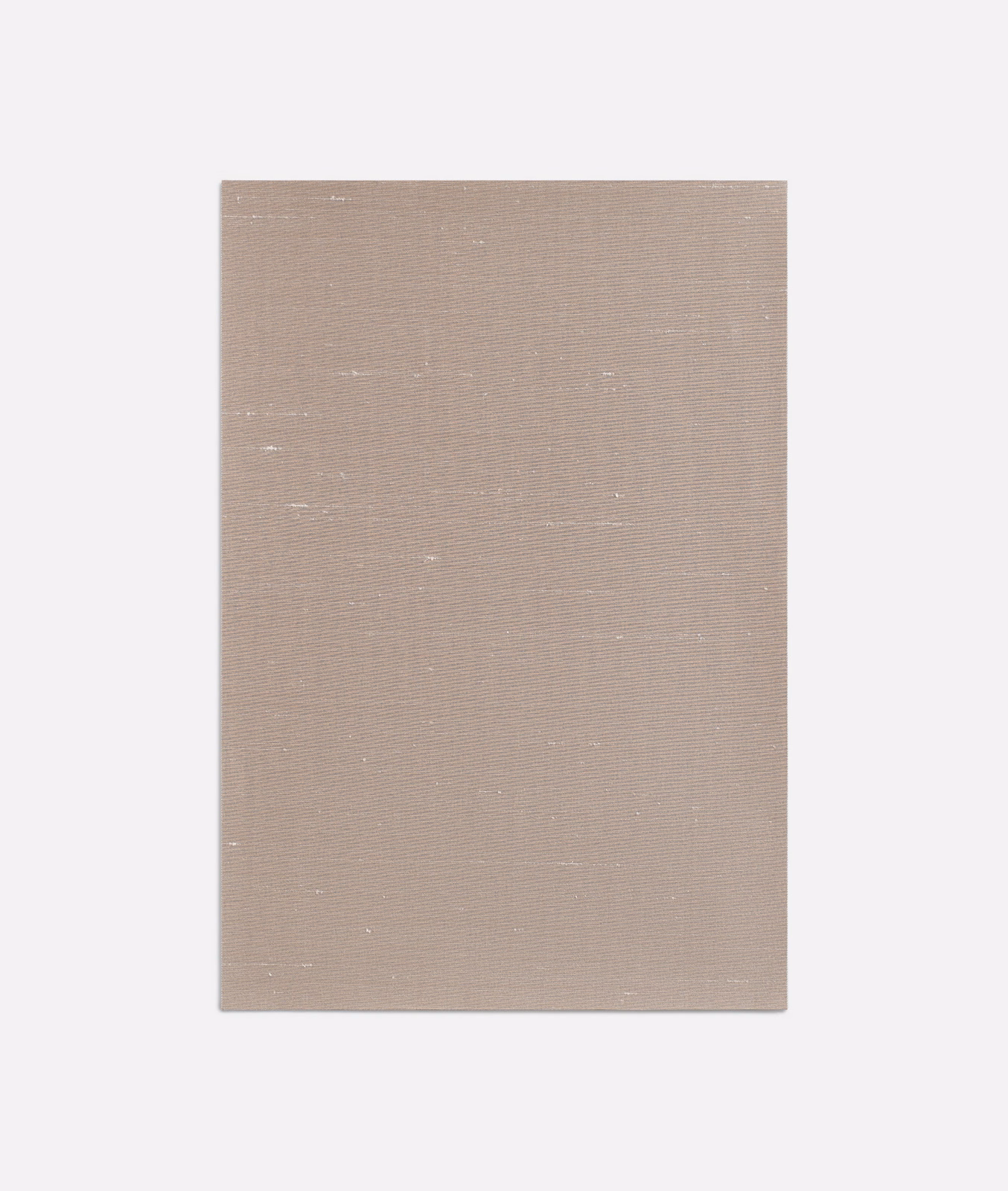 Tortora taupe fabric swatch with fine horizontal weave and subtle tonal flecks