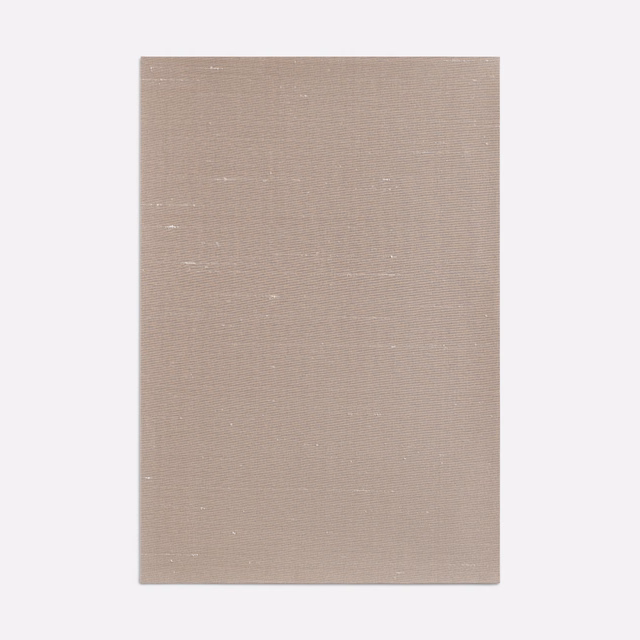 Tortora taupe fabric swatch with fine horizontal weave and subtle tonal flecks