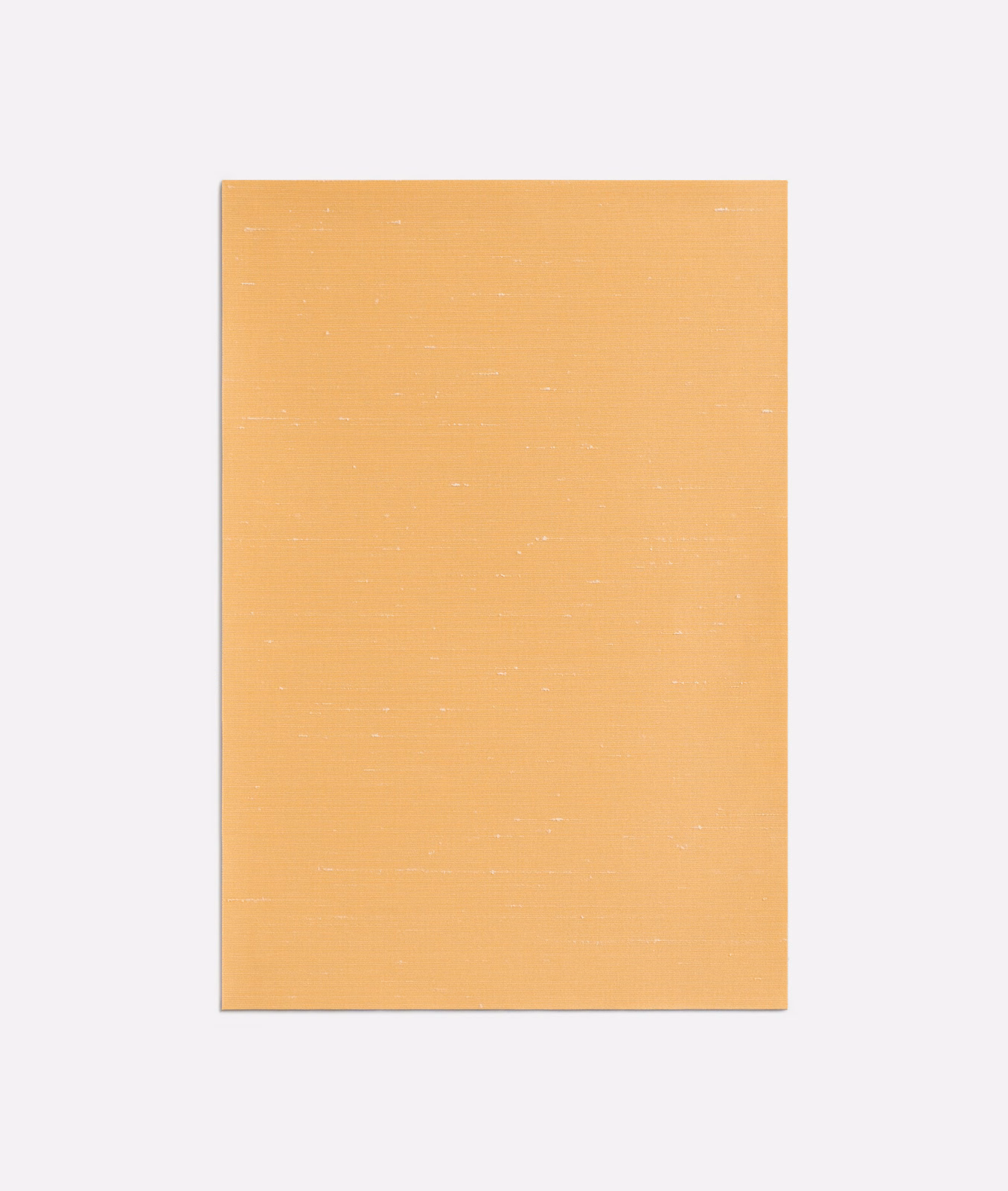 Apricot-orange woven swatch with fine horizontal texture and softly matte surface