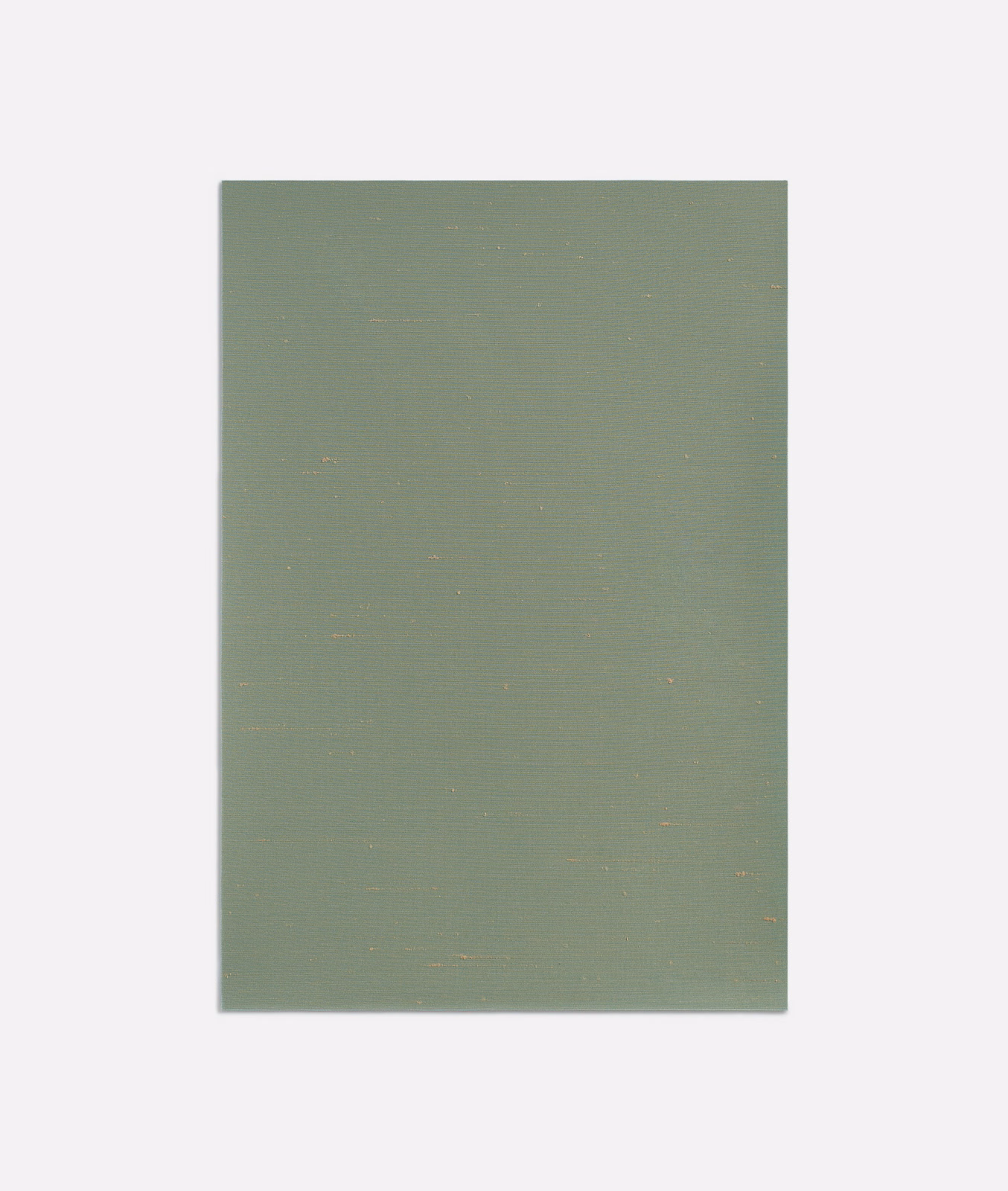 Muted blue-green Vert De Gris fabric with fine horizontal woven texture