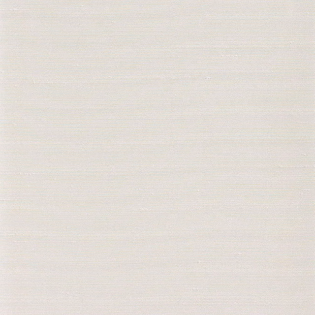 Pale alabaster ivory fabric with fine horizontal weave and a softly luminous surface