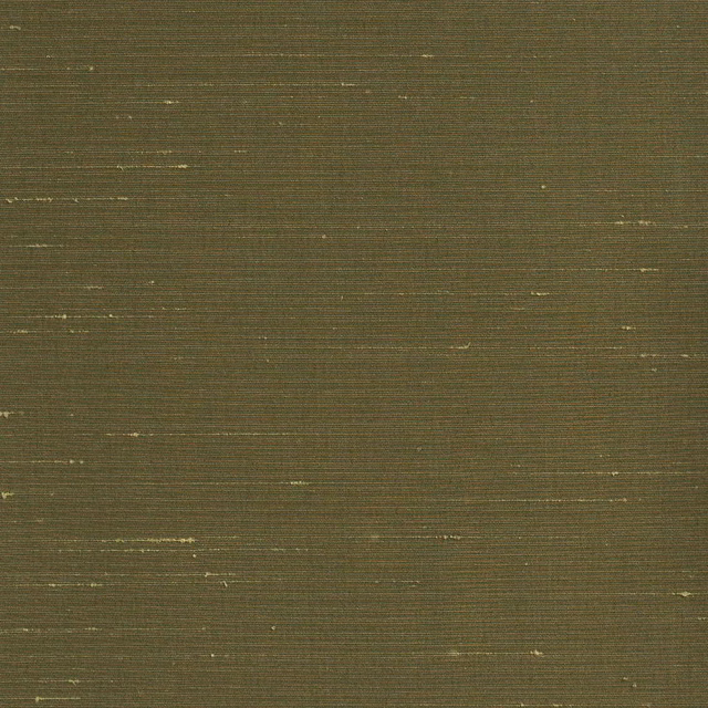 Muted bronze-olive textile with fine horizontal slubs and softly uneven sheen