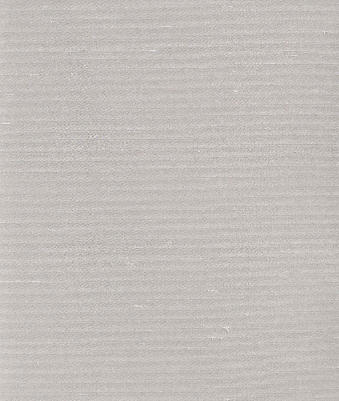 Pale chinchilla-grey weave with fine horizontal texture and scattered white slubs