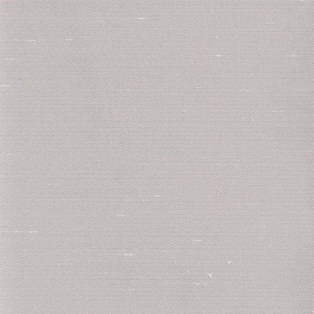 Pale chinchilla-grey weave with fine horizontal texture and scattered white slubs