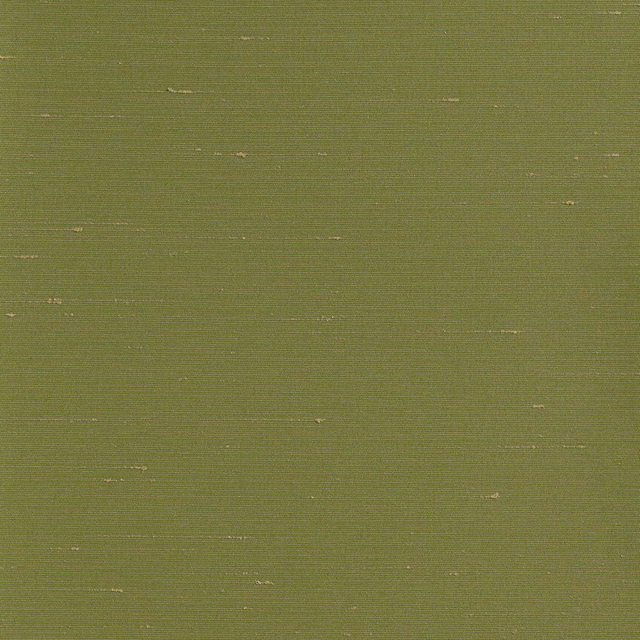 Muted olive-lime woven textile with fine horizontal threads and pale slub flecks