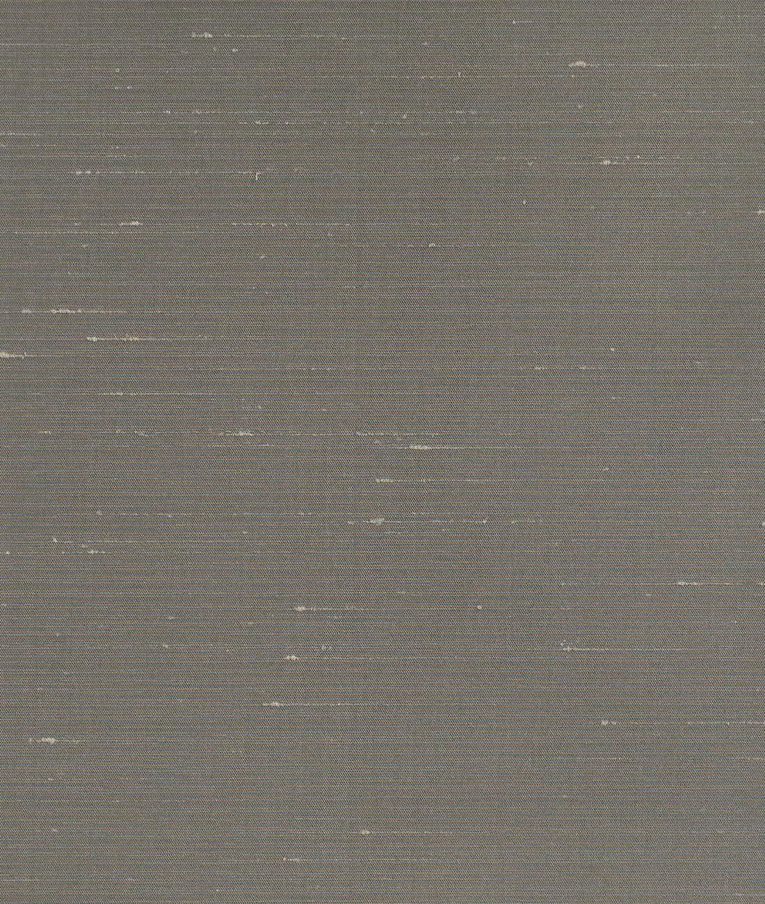 Fine horizontal grey-taupe weave with sparse pale metallic streaks