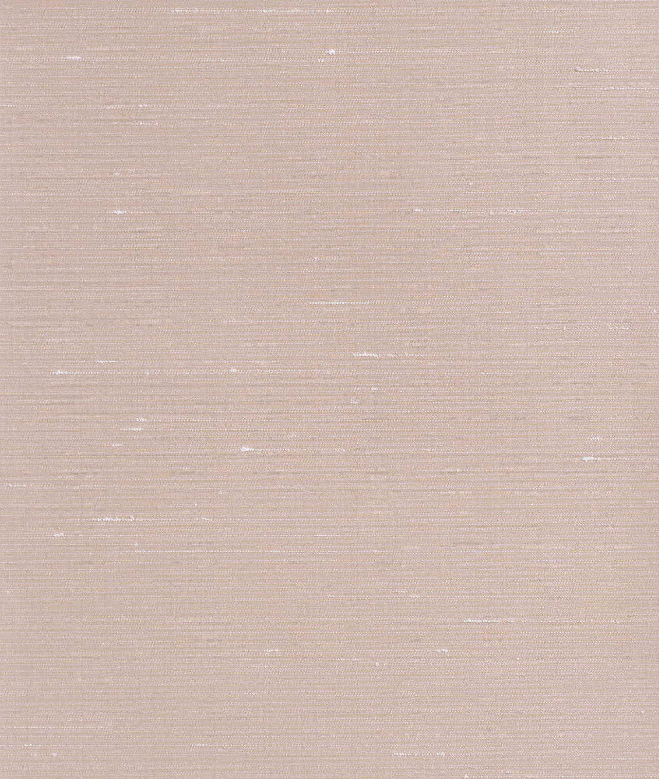 Pale blush-nude textile with fine horizontal slub lines and subtle reflective threads