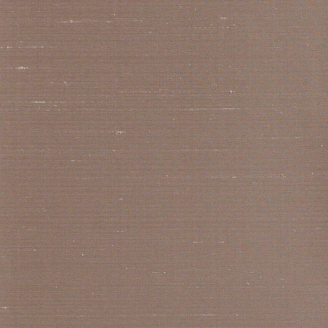 Warm taupe woven swatch with fine horizontal slubs and scattered pale flecks