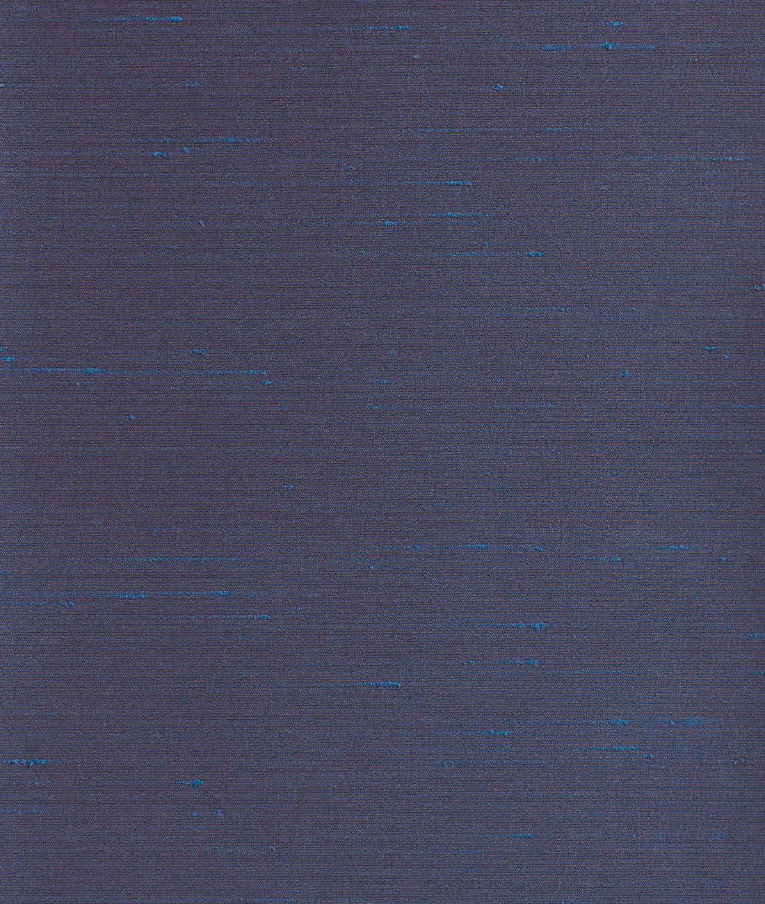 Dusky violet woven fabric with fine broken blue horizontal streaks