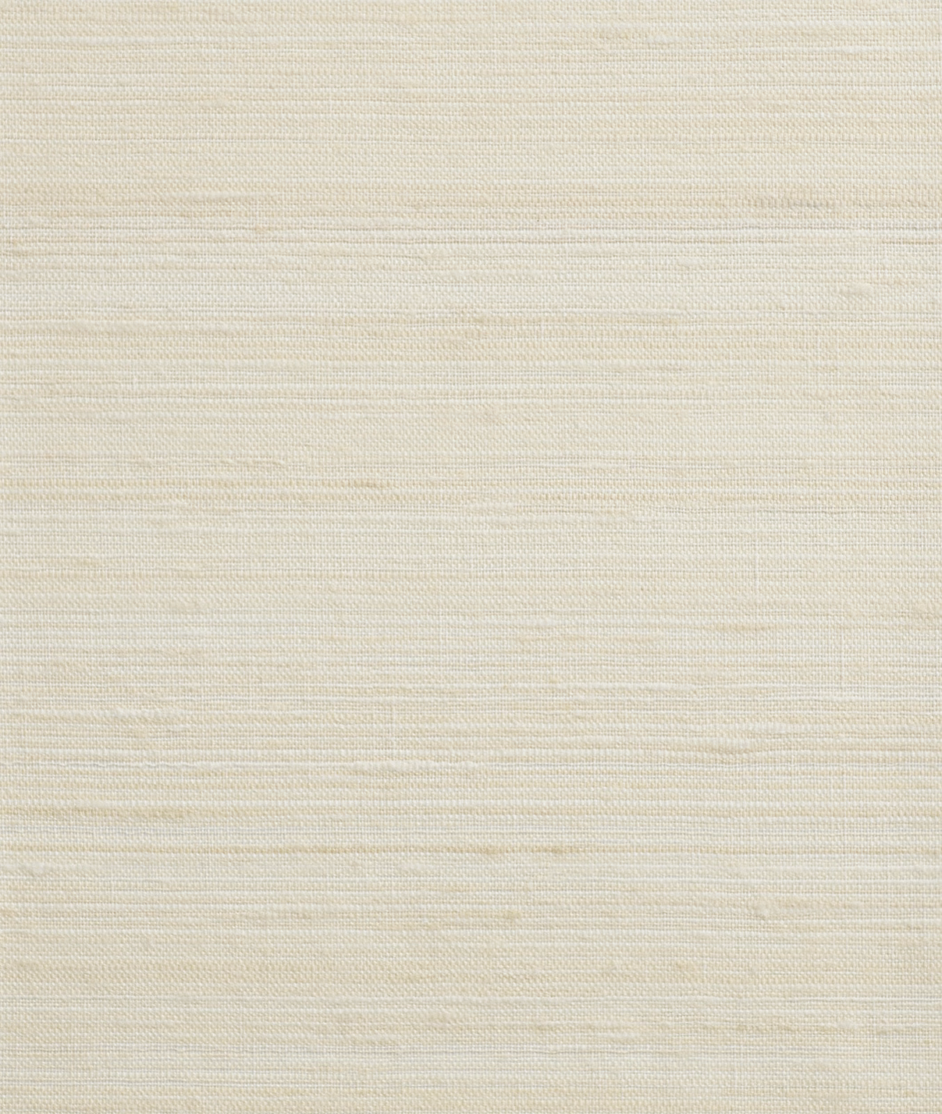 Pale ivory woven fabric with fine horizontal lines and softly varied texture