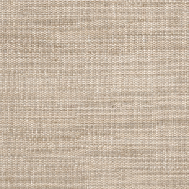 Pale natural beige textile with fine grid weave and subtle horizontal tonal banding