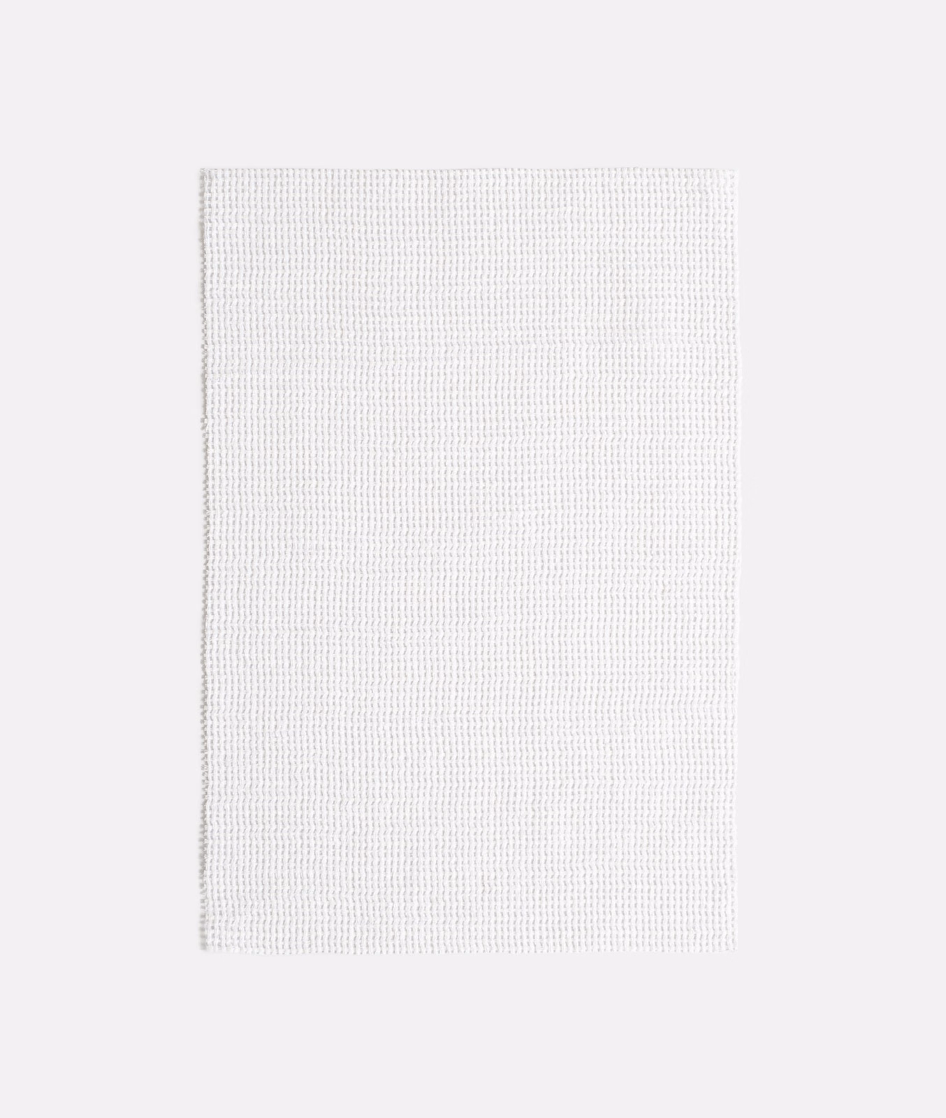 Near-white Siriana Bianco textile with a tiny regular woven grid