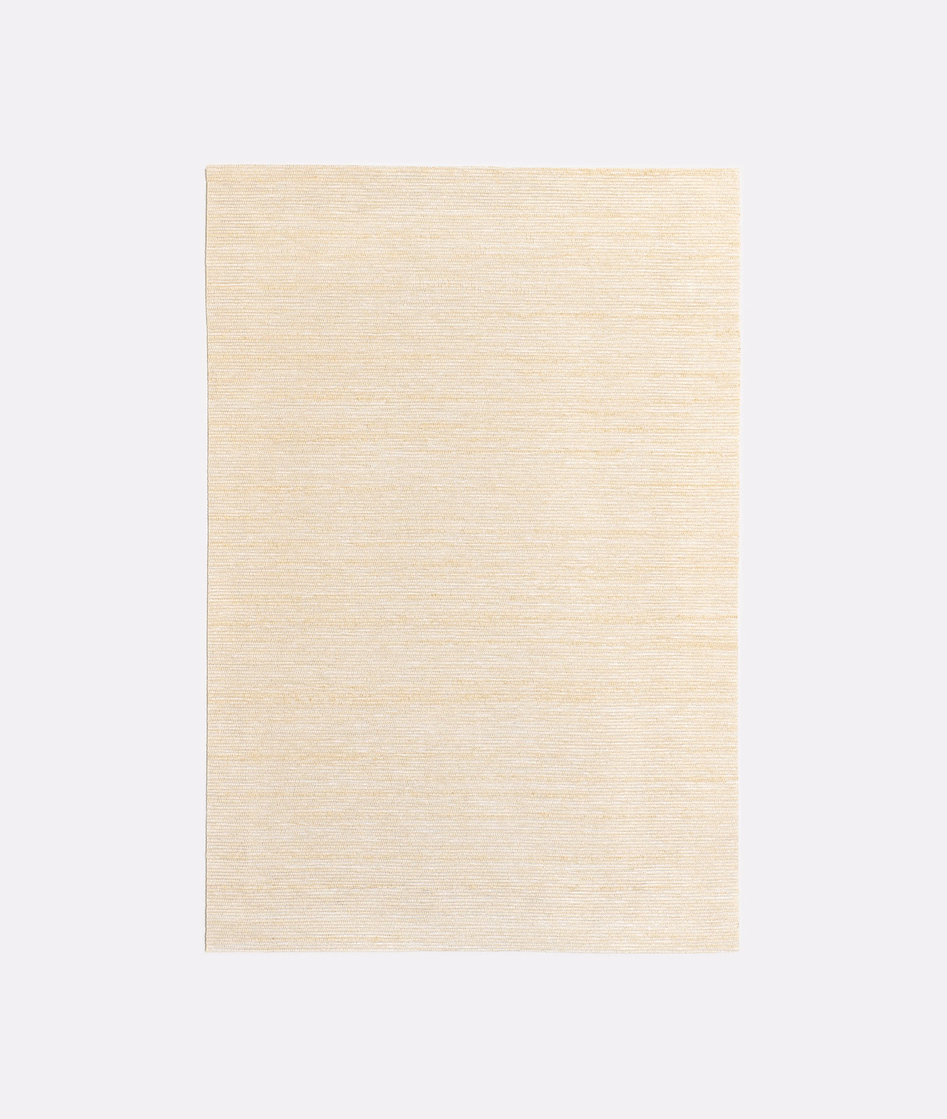 Pale alabaster cream fabric swatch with fine horizontal textured weave