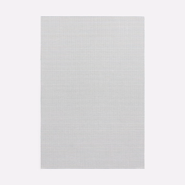 Cool silver-grey fabric swatch with fine, closely spaced horizontal stripes