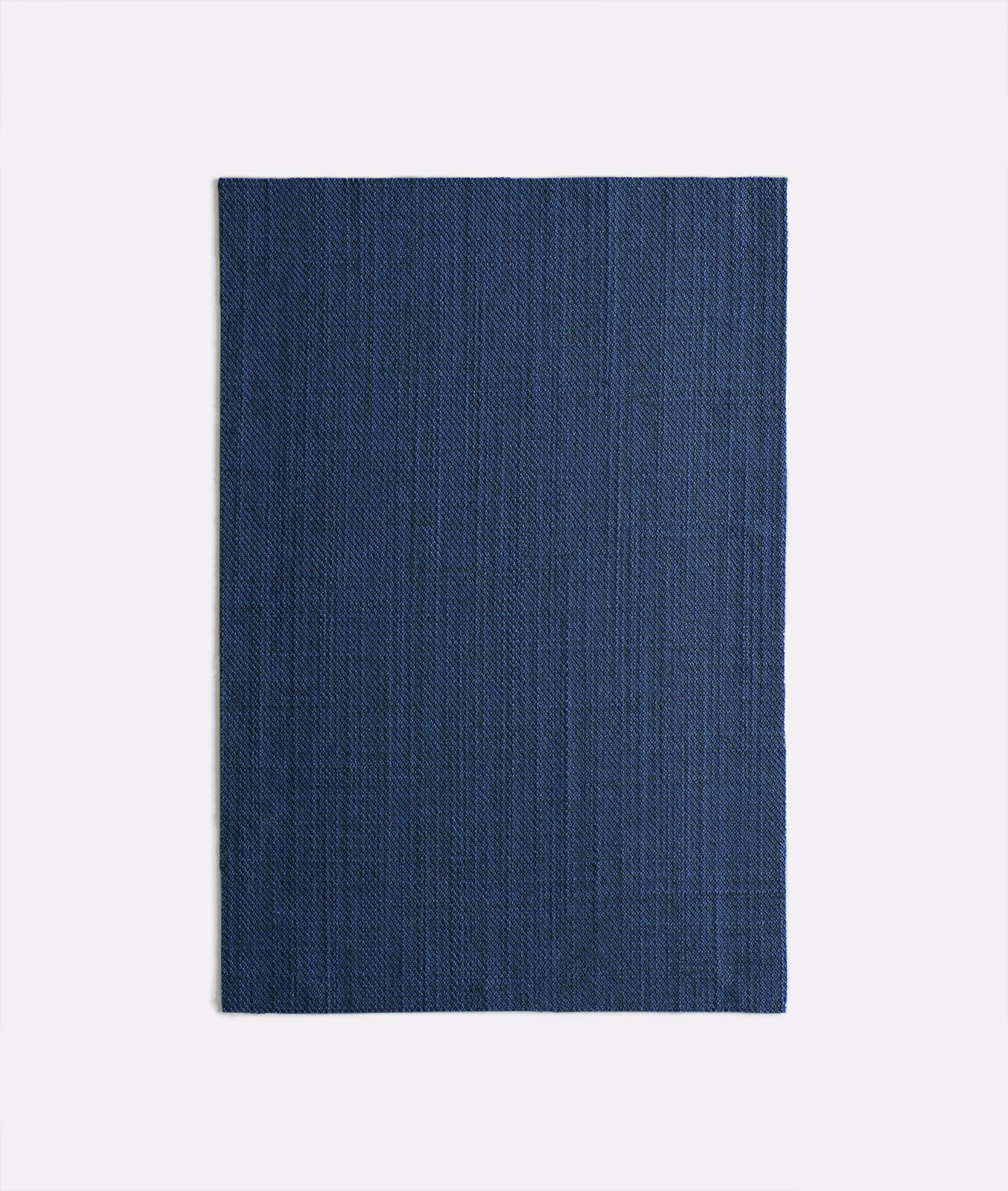 Deep Very Navy woven swatch with fine vertical tonal striations