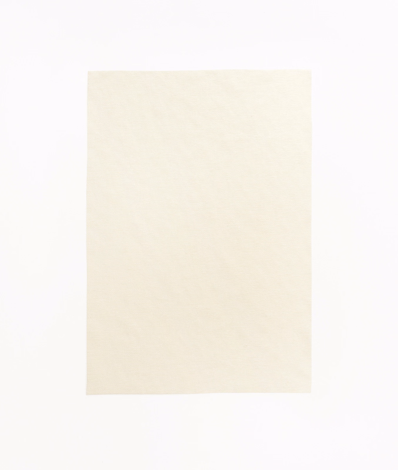 Pale warm ivory swatch with a faintly mottled, softly textured surface