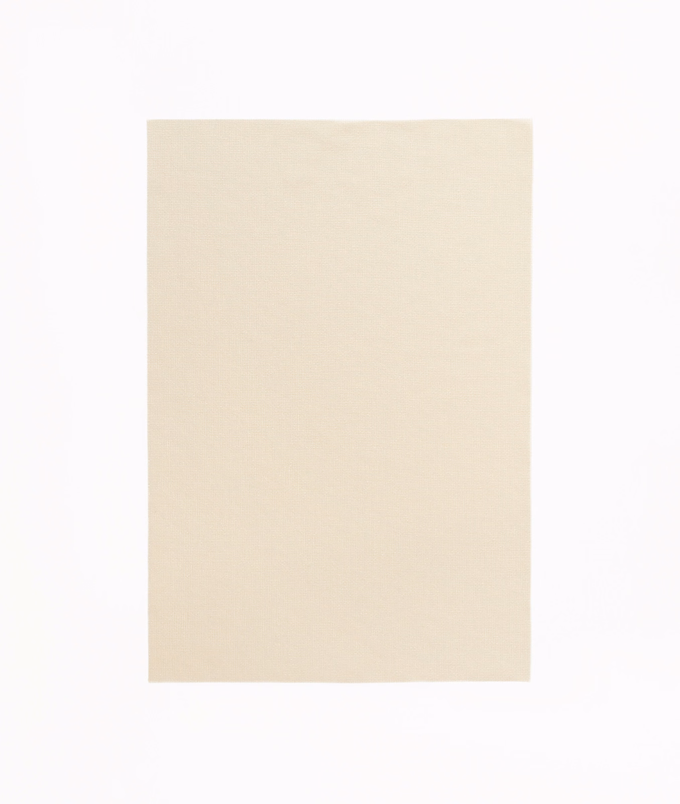 Pale cream-beige fabric swatch with a fine, softly even woven surface