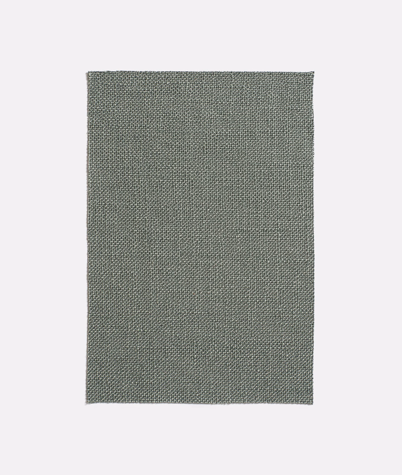 Muted grey-green fabric swatch with a dense, fine woven grid texture