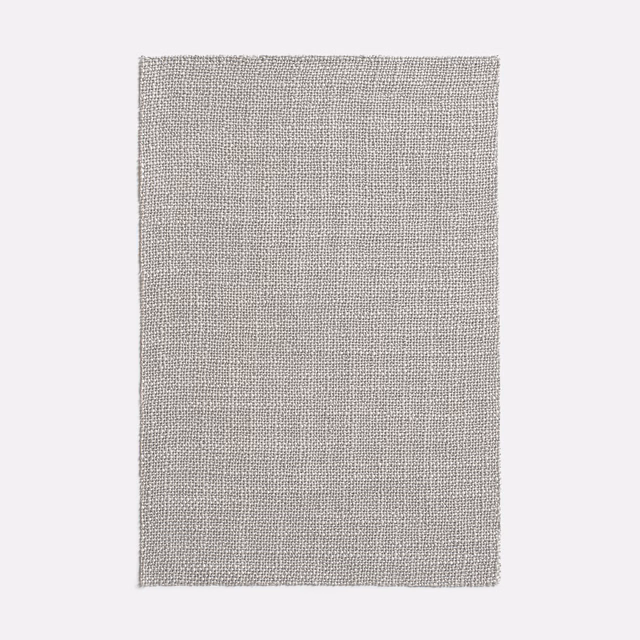 Pale warm-grey Zabriskie textile showing a fine, tightly woven crosshatch texture